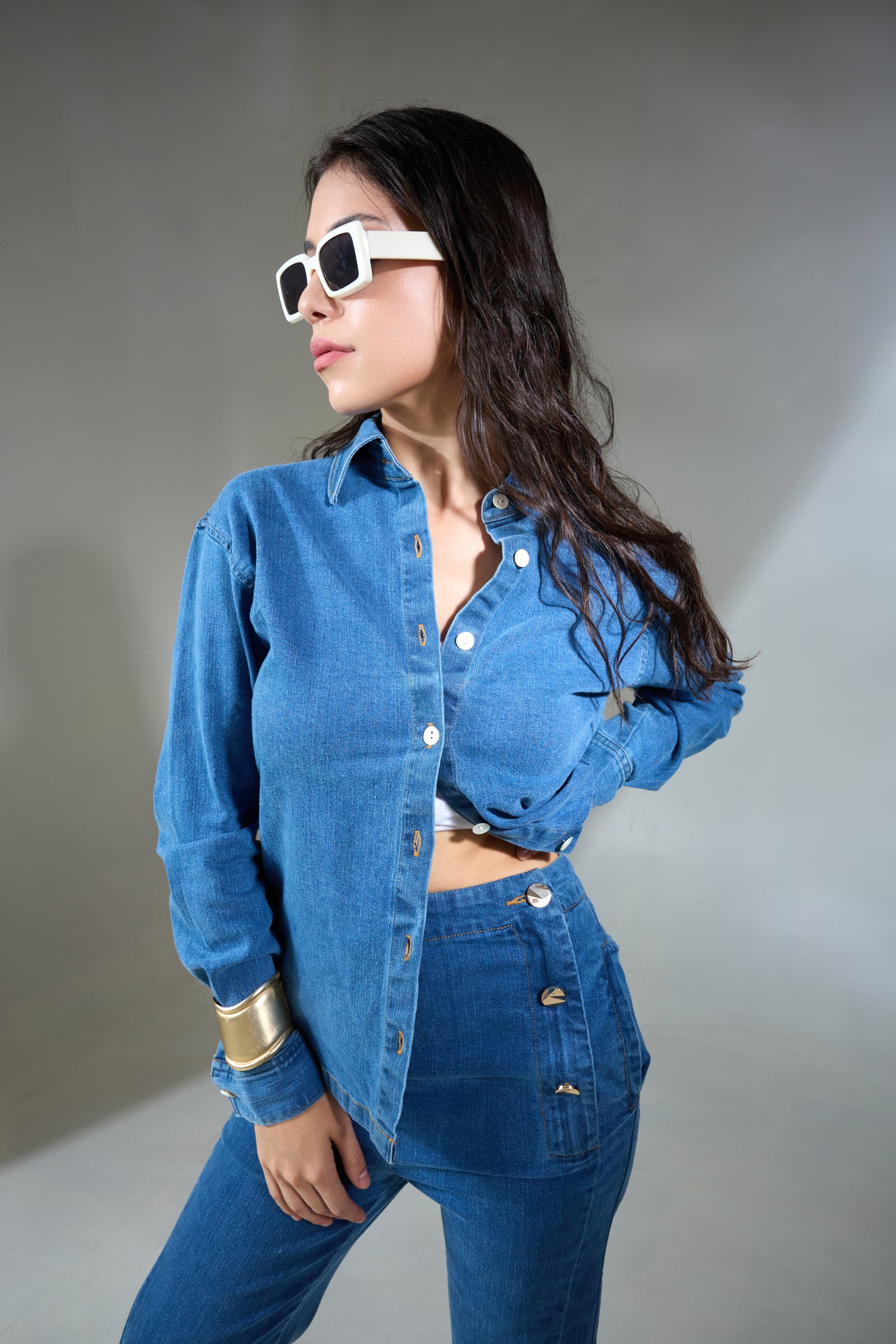 Formal Denim shirt