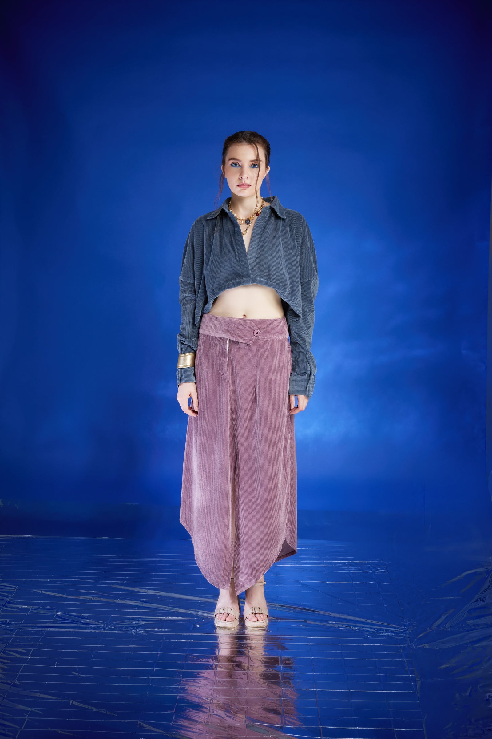 Full Length Slit Skirt