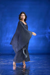 Indigo Fusion Drape Saree