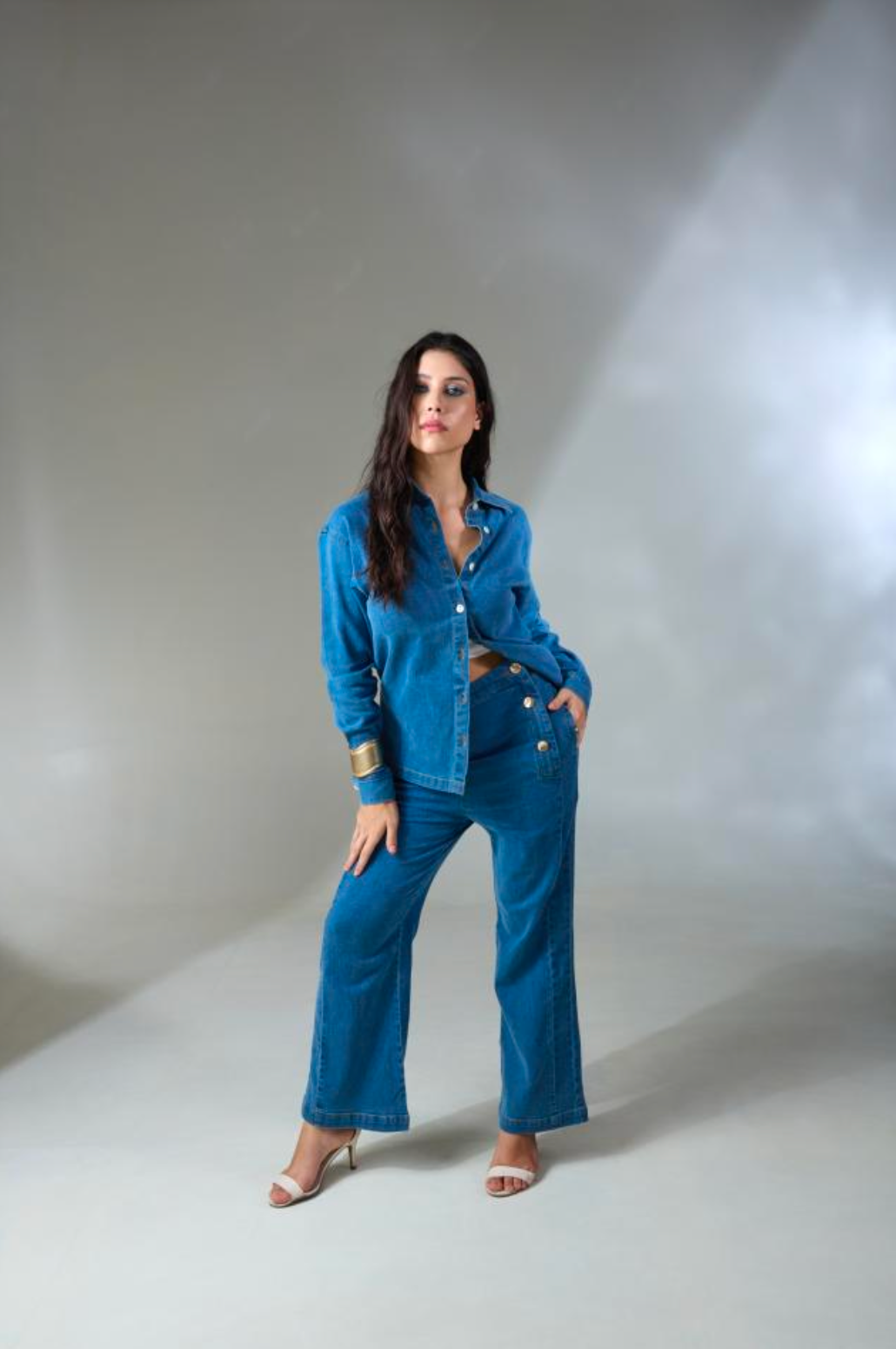 Formal Denim Pants