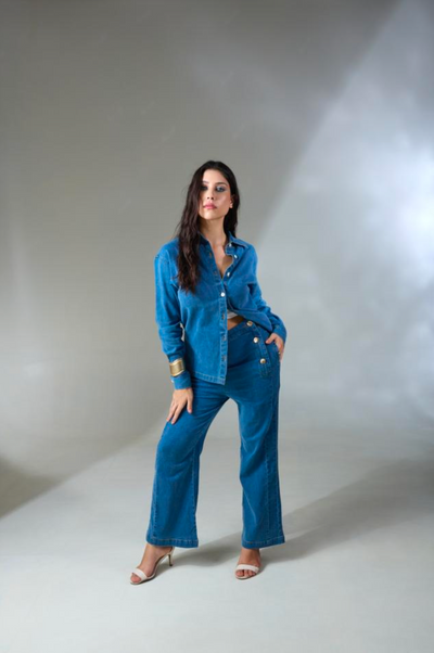 Formal Denim Pants